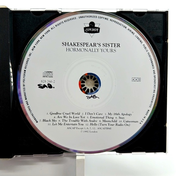 Shakespear’s Sister - Hormonally Yours on CD - Picture 4 of 5